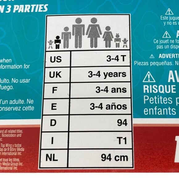 Nick Jr. Top Wing Rod TODDLER (3-4T) Halloween Costume JUMPSUIT ONLY Fancy Dress - Picture 7 of 9